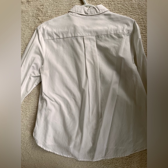 Emma Knudsen White Poplin Dress Shirt - Picture 3 of 3